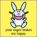 Happy Bunny Anger Air Freshener