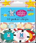 Happy Bunny Poker Chip 10 Pack